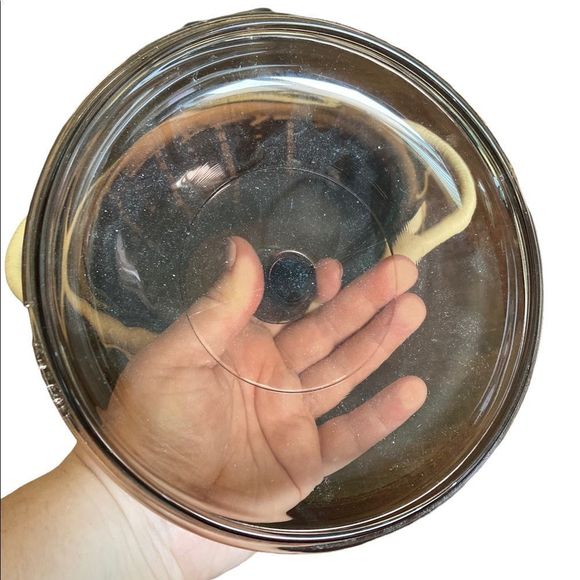 Pyrex 1.5 L Purple Lidded Casserole Bake Dish Wicker Basket Cozy - Picture 4 of 9